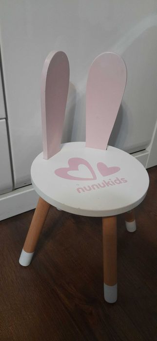 Toaletka drewniana króliczek dla dziewczynki Nunukids