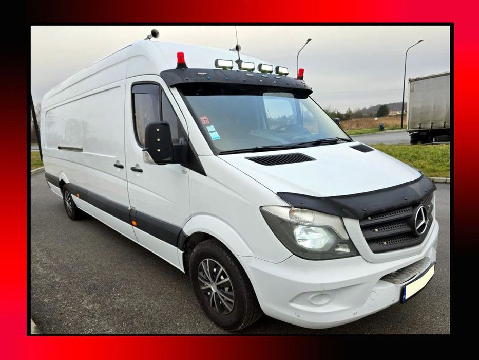 Mercedes-Benz Sprinter 314 CDI  143KM - MAX Długi L4H2 – KABINA SYPIALNA - Wyciągarka - LED - UNIKAT