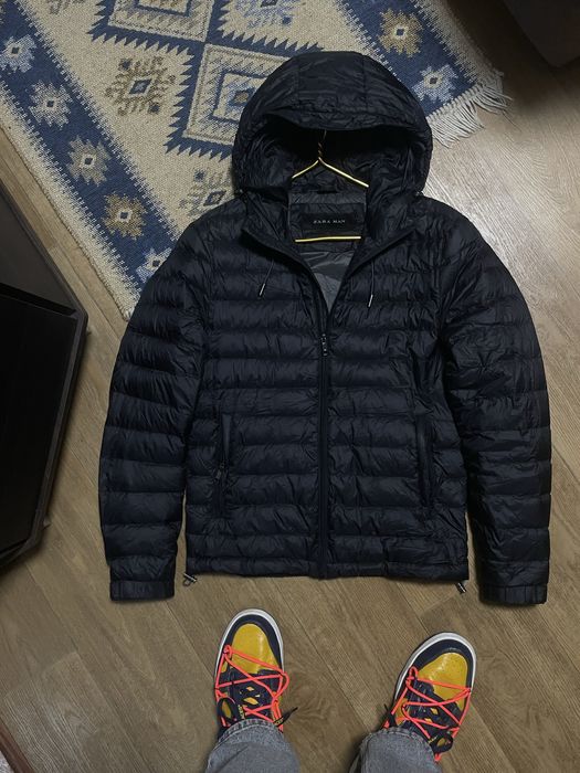 Мікропуховик Zara Man на пуху оригінал