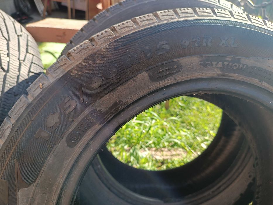 Зимняя резина Nokian Nordman 195 60 R15 ,7-8 мм протектор