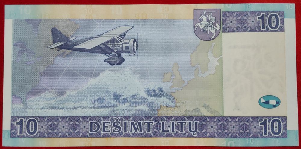 LITUÂNIA 10 LITU 2007/ UNC, várias unidades disponíveis com Numeração
