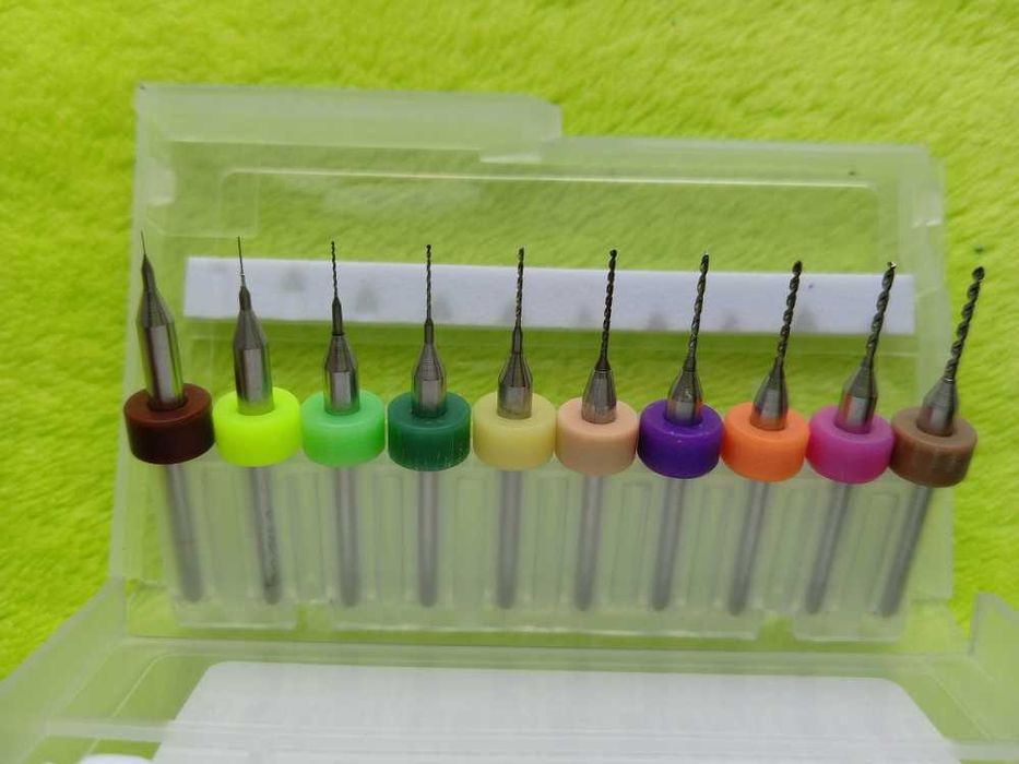 Свердла тонкі. Вольфрамова сталь. Набір 10 шт. Сверло.