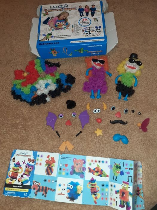 Конструктор-липучка Пухнаста Кулька Thorn balls Clusters