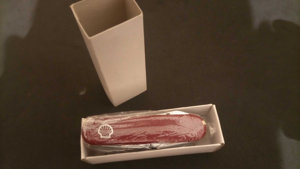 Canivete marca Shell combustível