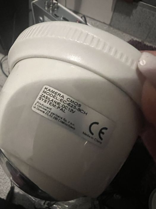 Cały system monitoring, 4 kamery, kable i myszka