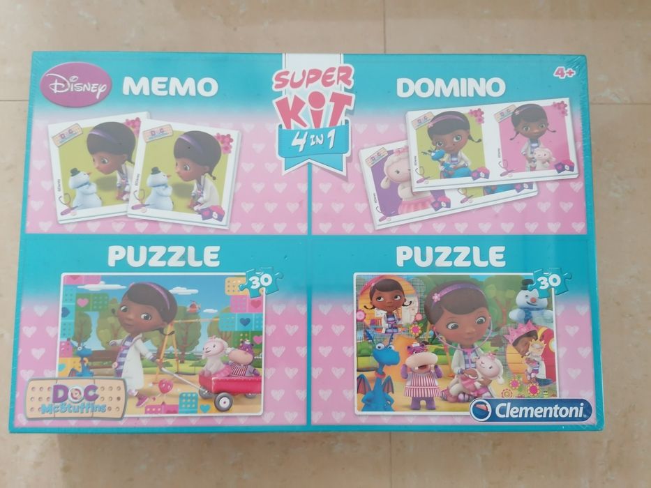 Jogo Super Kit 4 em 1 Doutora Brinquedos