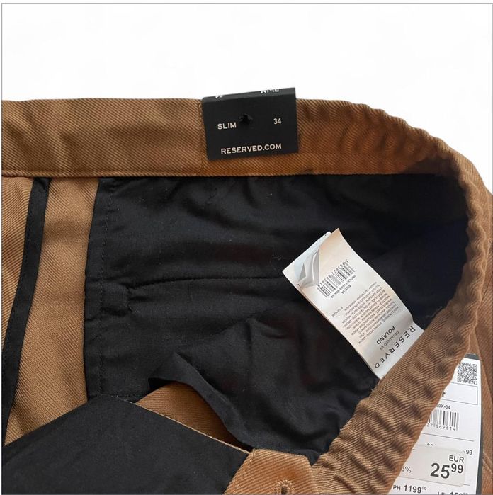 Штани чоловічі 34р. Світло-коричневого кольору літні  Нові