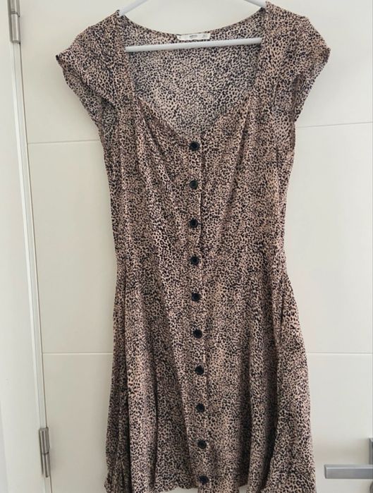 Vestido com padrao - Mango