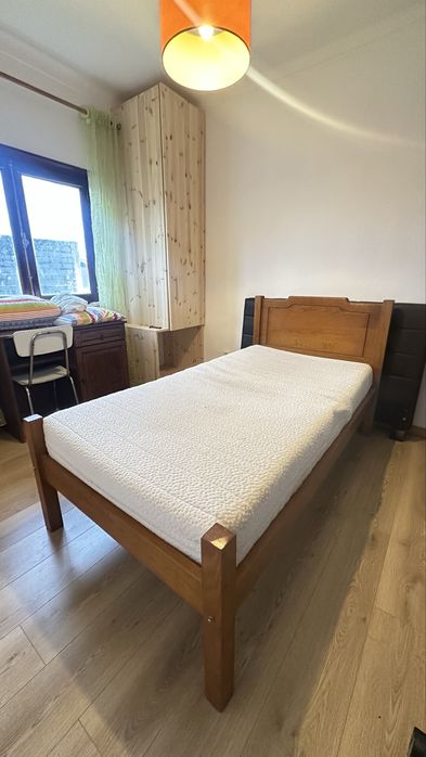 Cama solteiro madeira
