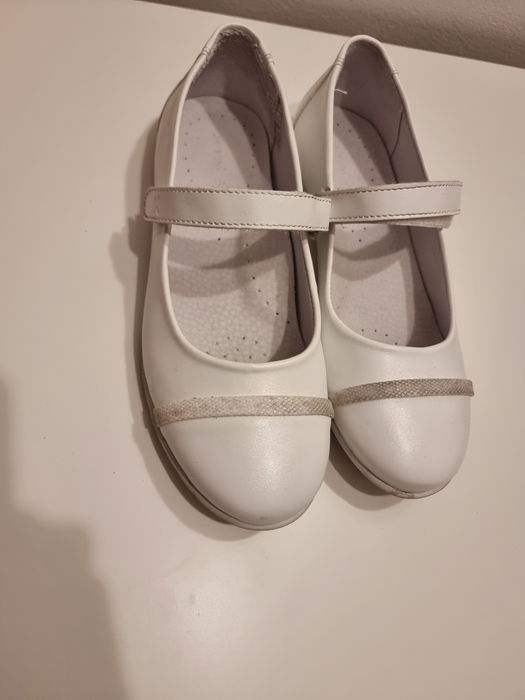 Buty białe balerinki