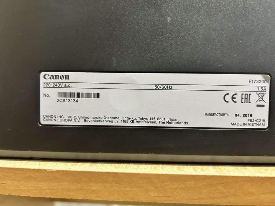 Принтер Canon сканер чорнобілий