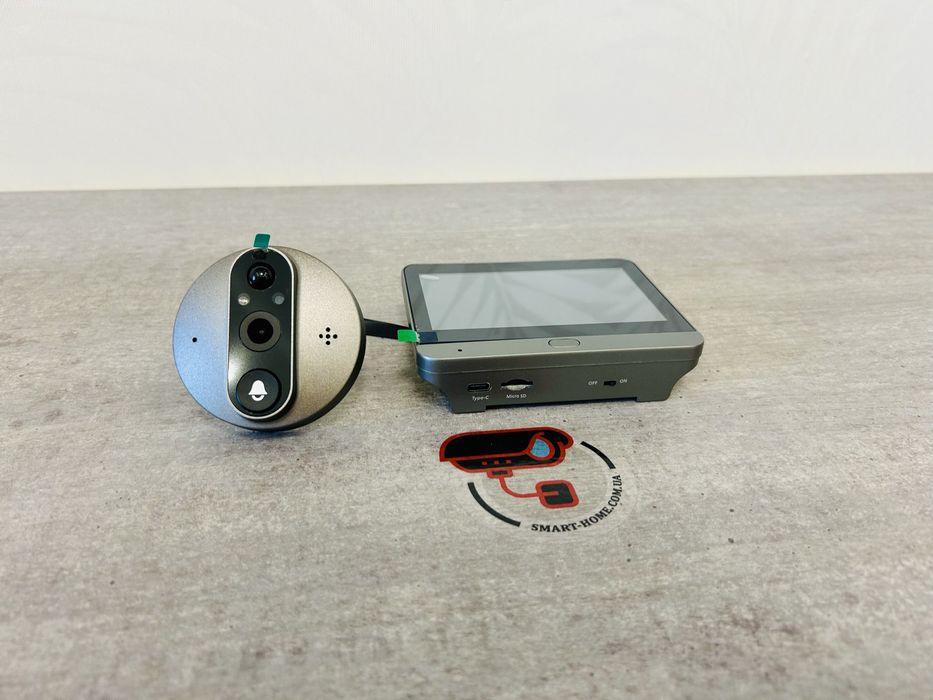 ХІТ 3Mp WiFi відео вічко глазок домофон дверной с камерой на телефон