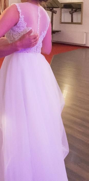 Suknia ślubna z salonu Adria Ząbki / Warszawa R36 164cm obcas 8cm