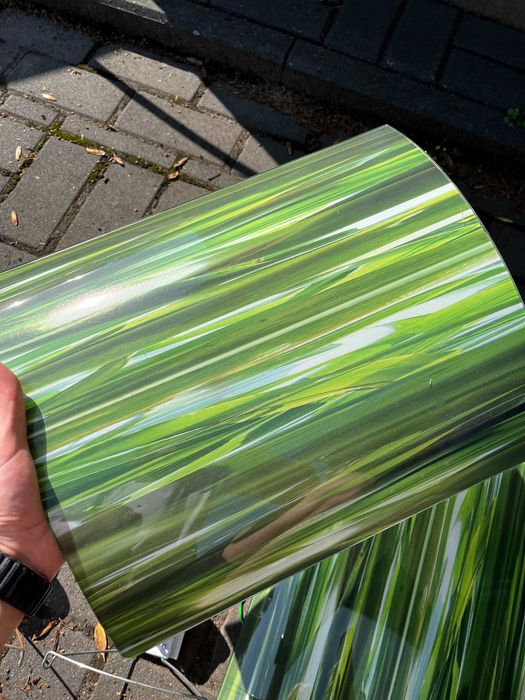 Designerski kinkiet zielony