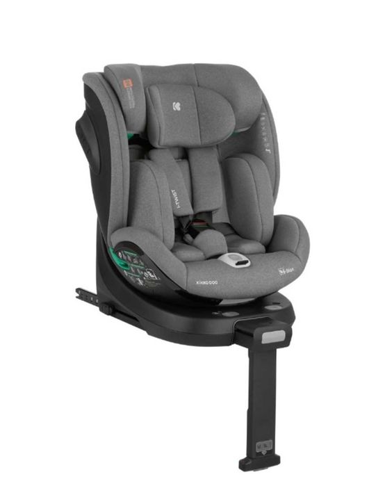 Cadeira Auto Kikkaboo i-Twist Cinza Claro