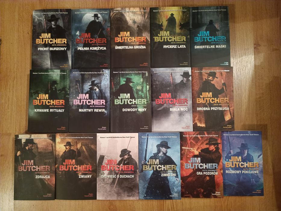 Jim Butcher - Akta Dresdena t. 1-16