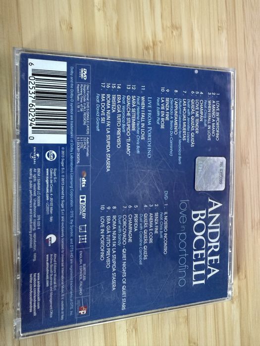 Andrea Bocelli CD „Love in Portofino”