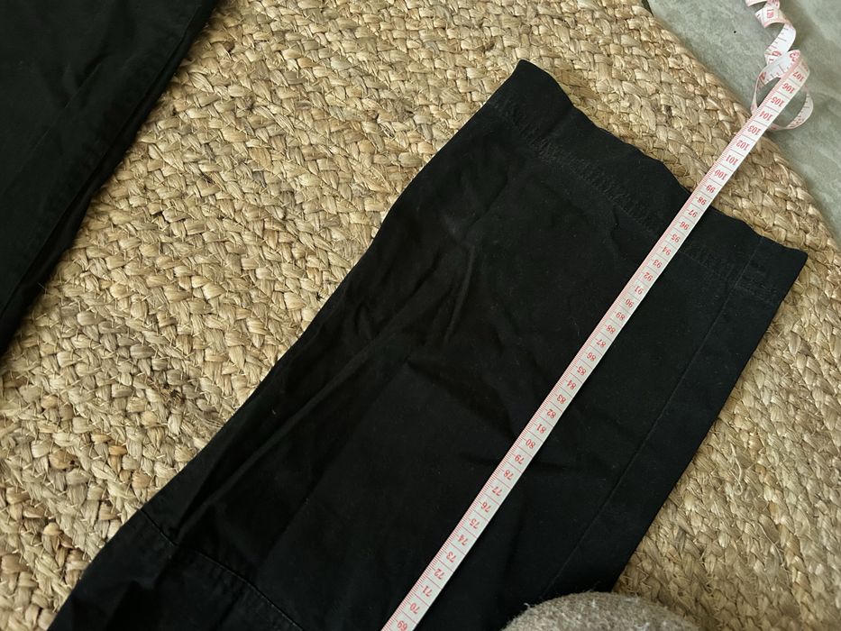 Czarne damskie bawełniane spodnie Ralph Lauren