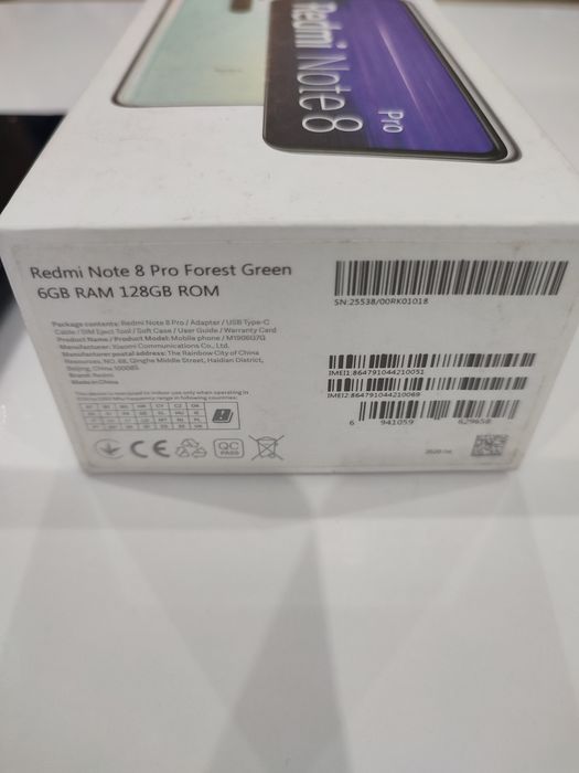 Xiaomi Redmi Note 8 pro 6GB RAM 128GB ROM