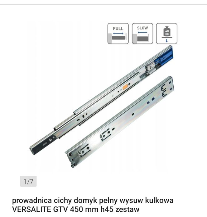 Prowadnica kulkowa 45