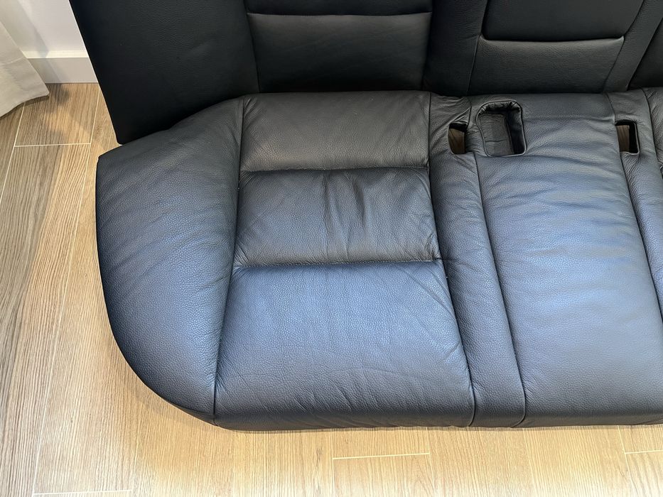 Jogo de Bancos em Pele Preto BMW E60