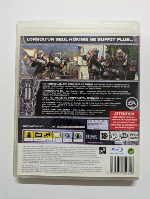 Jogo Army Of Two PS3