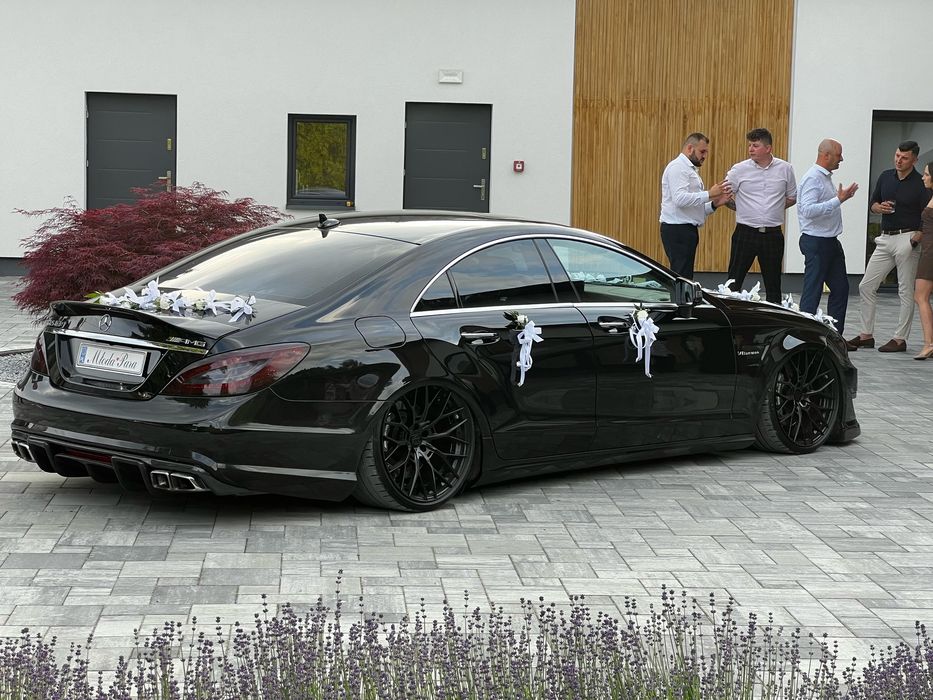 Auto do ślubu Mercedes CLS 63 AMG ///