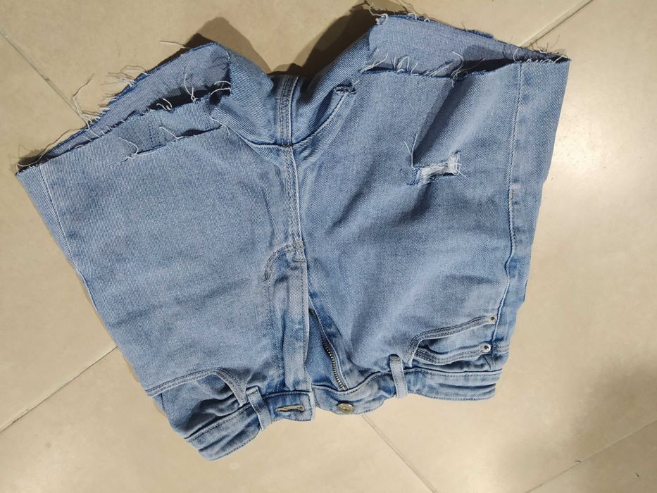 Calções Ganga Stradivarius Tam. 34 COMO NOVOS