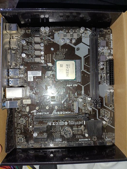 Игровой ПК / Комплект: Biostar A520MH 6.1 + Ryzen 5 3500X + GTX 1050ti