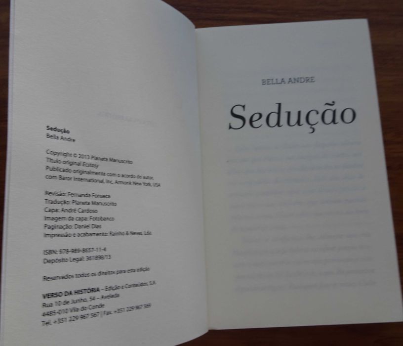 Sedução de Bella Andre