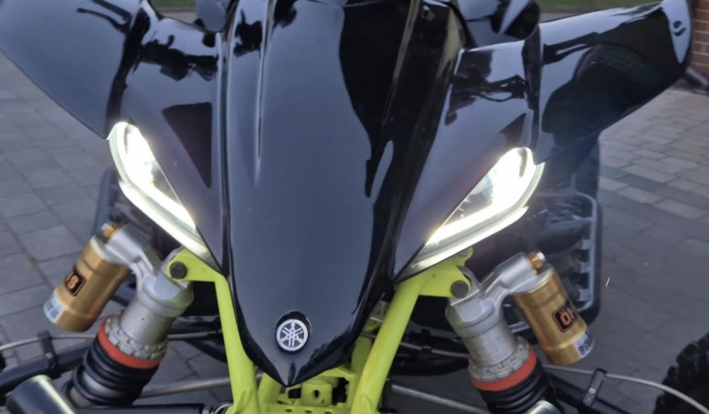 Przednia lampa reflektor LED kierunki DRL Yamaha Raptor 700 YFZ 450