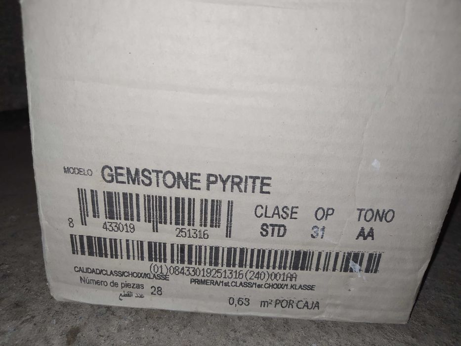 Baldocer glazura Gemstone Pyrite