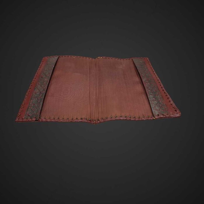 Stara Skórzana okładka Książka zeszyt B51/012554