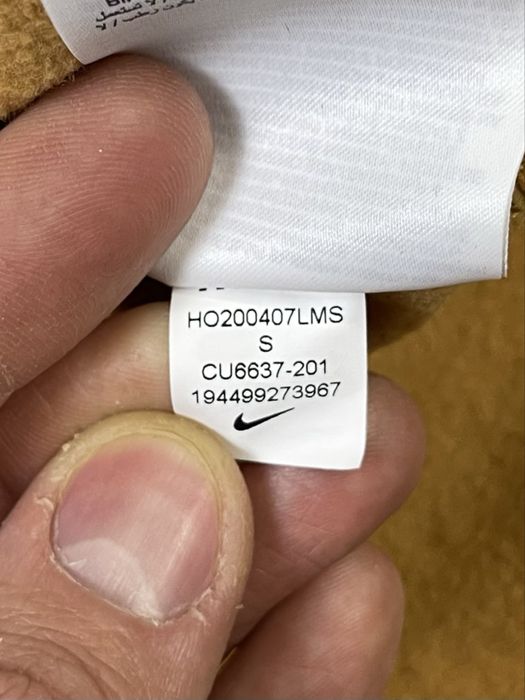 Nike Swoosh кофта толстовка S размер женская на флисе оранжевая