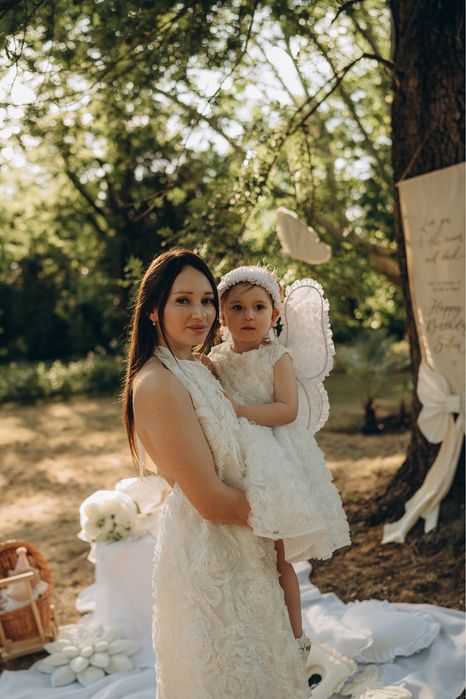Святкові сукні,  Family look, сукня для дівчинки.