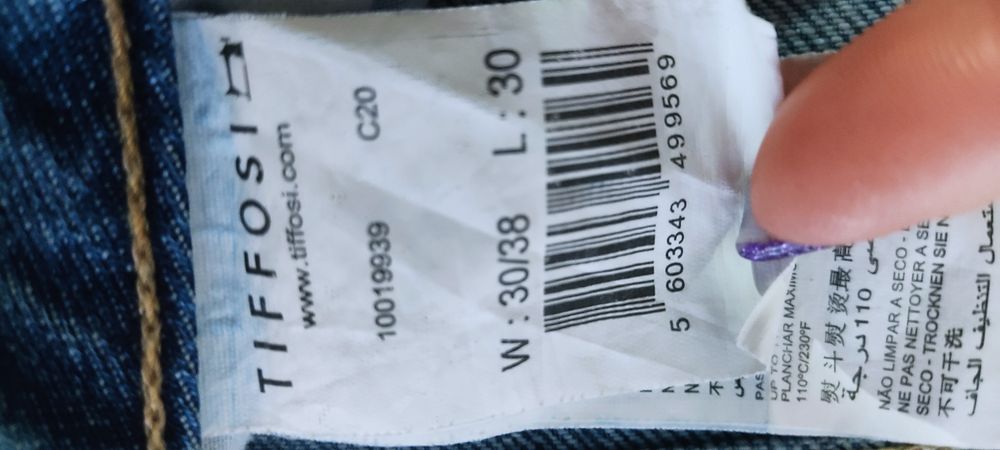 Calças de ganga Tiffosi