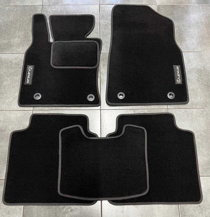 Ворсові коврики для Лексус\ ES\ NX\ RX\ LX\ IS\ UX\поліки текстиль