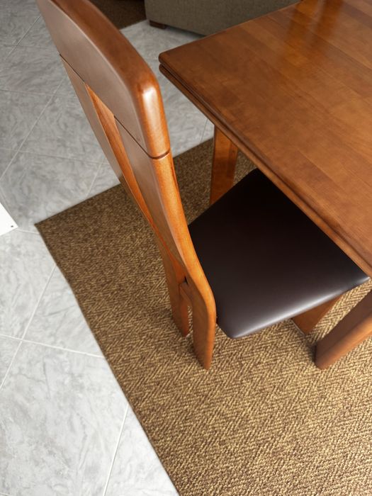 Cadeiras Sala Madeira Castanhas