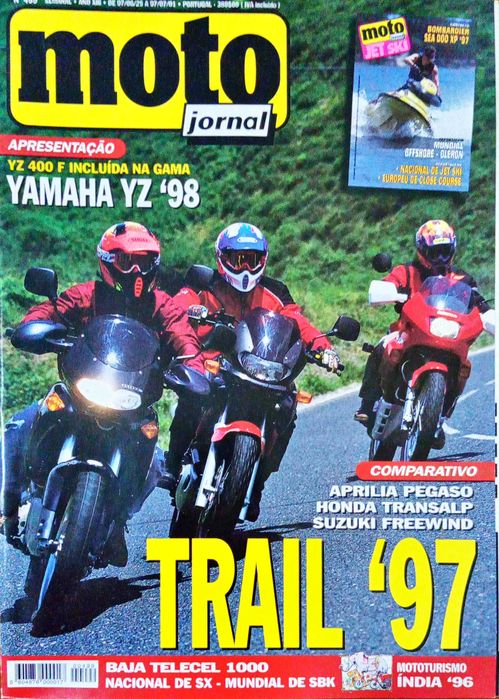 Revista Motojornal - várias edições anos 1996/1997