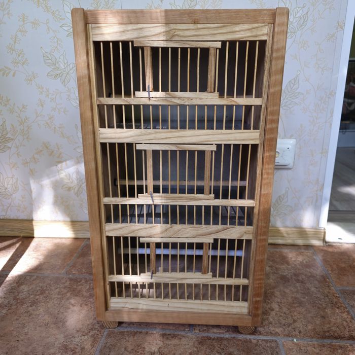 Выставочный бокс клетка для птиц. Канарейка
