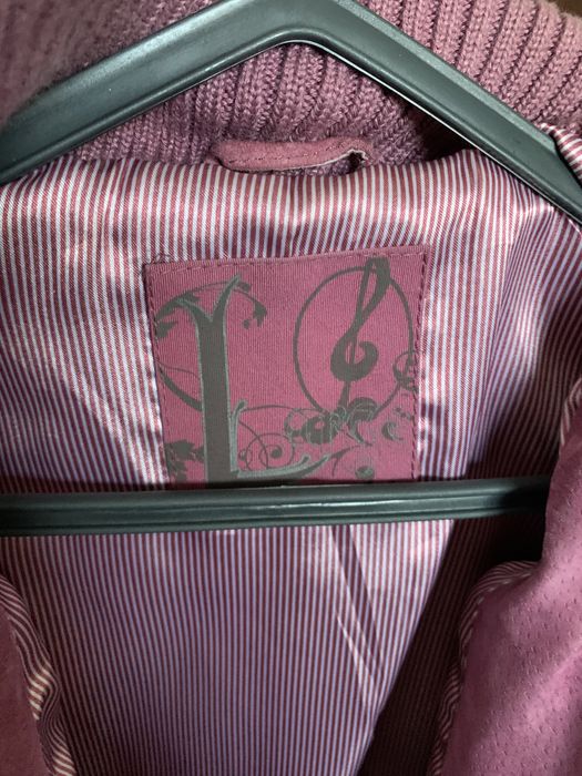 Casaco rosa pele pessego