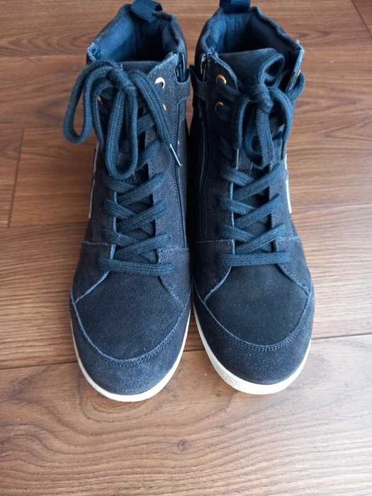 Sapatilhas em pele Vertbaudet 38