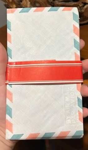 Caixa envelopes TAP antigo