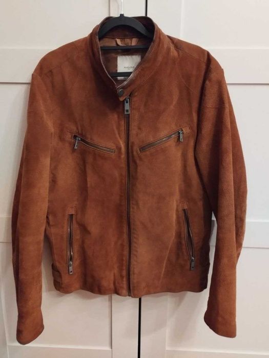 Kurtka męska MANGO MAN – 100% Skóra Naturalna