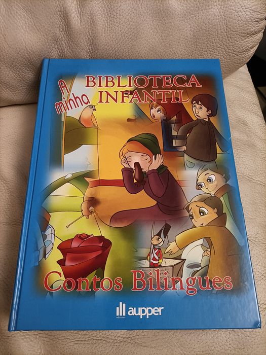 Conjunto de 4 Livros "A Minha Biblioteca Infantil" Contos Bilingues