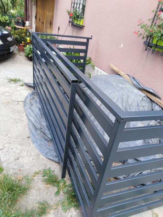 Balustrada balkonowa panelowa nowoczesna 80x20