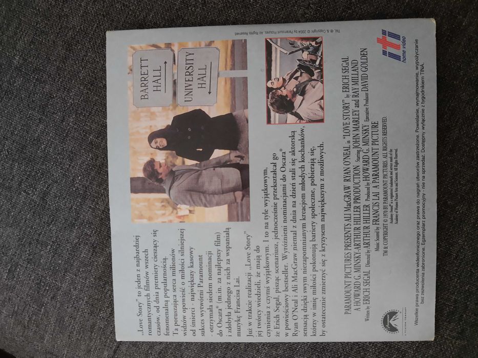 VCD film Love Story.  . Serdecznie polecam.