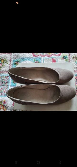 Buty czółenka beż