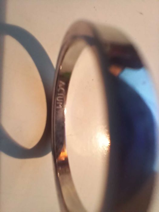 Anel prateado ACIUM 18mm