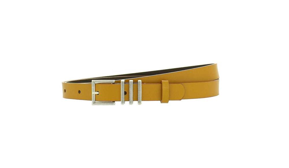 Ozdobny pasek damski dla kobiety do sukienki spodni tuniki karmelowy